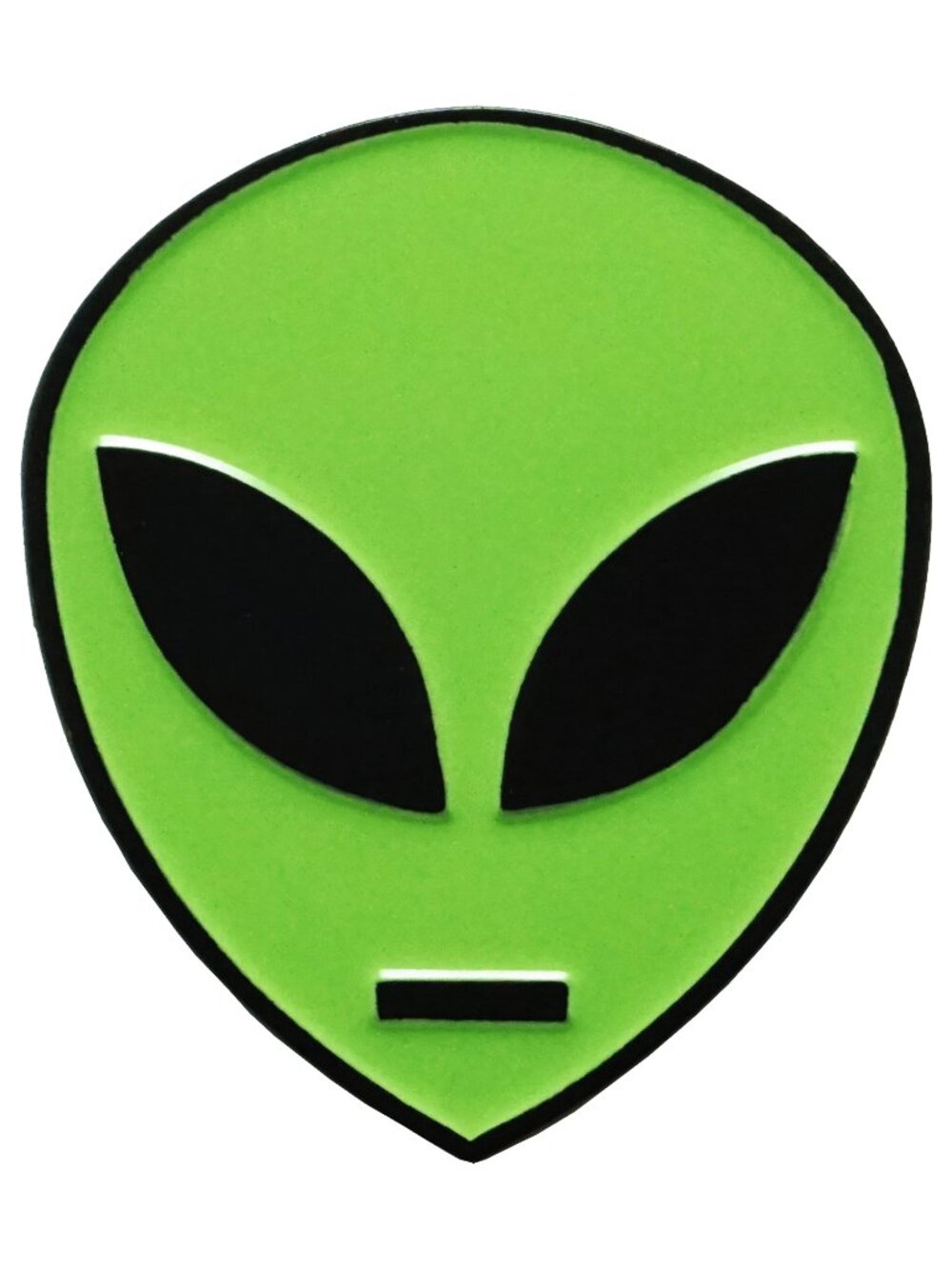 Extraterrestrial Green Alien Head - Enamel Pin - SciFi UFO Cosmic Pingame